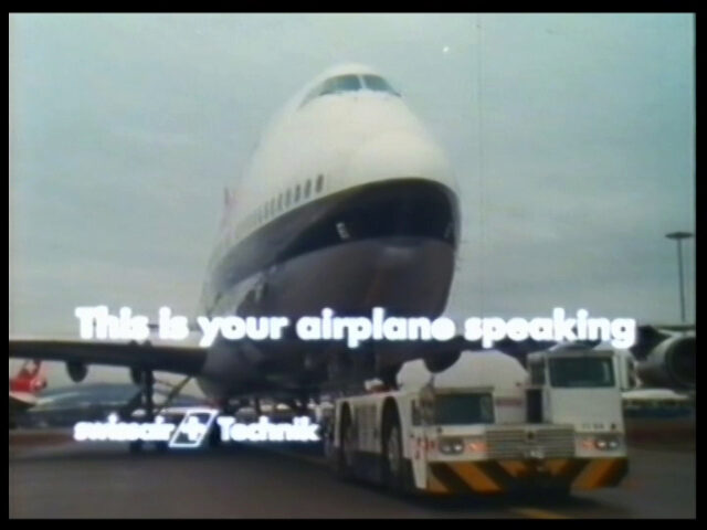 This is your airplane speaking (Porträt der Swissair Technik anhand der Wartung einer Swissair Boeing 747, Jumbo-Jet)