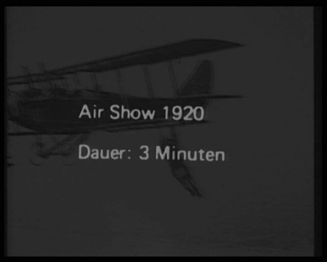 Air Show 1920 (Geschichte der Luftfahrt, Schwerer als Luft)