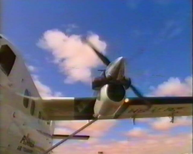 Lufttransporte in der Westsahara durch die Farner Air Transport für Swiss Medical, Mission MINURSO der UNO Vereinte Nationen