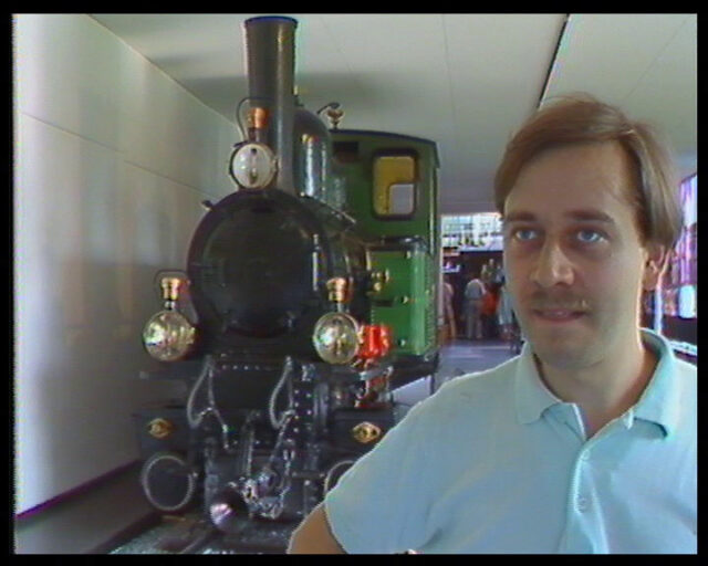 Impressionen aus dem Verkehrshaus der Schweiz, Aufnahmestandort  Dampflokomotive G 3/3, Nr. 6, Waldenburg der WB (für Comptoir 1982)