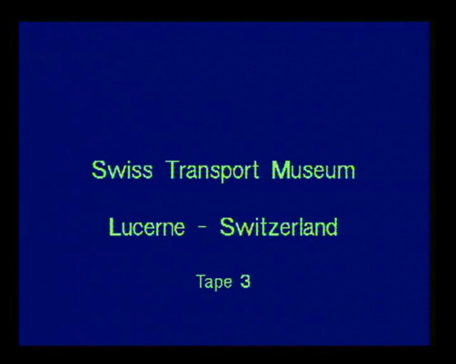 Swiss Transport Museum, Lucerne, Switzerland, Tape 3