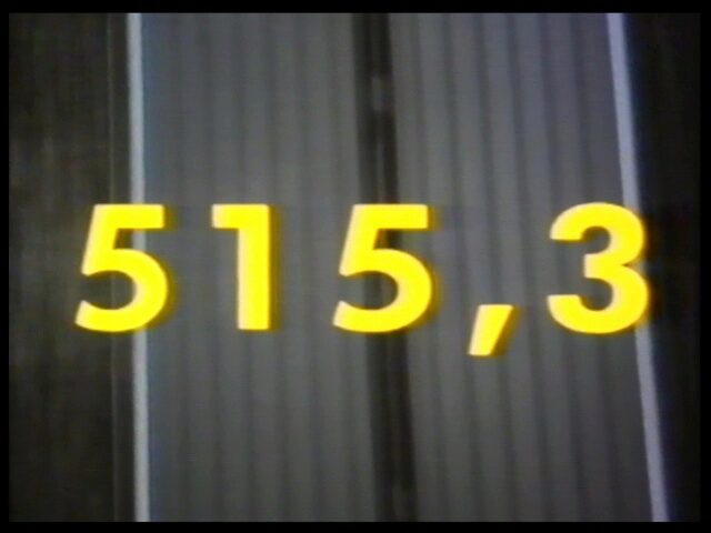 515,3. Geschwindigkeitsrekord-Fahrt des TGVs, der SNCF