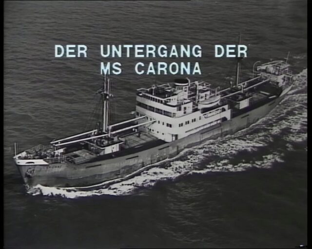 Der Untergang der MS CARONA. Rettung durch das Feuerschiff Terschellingerbank