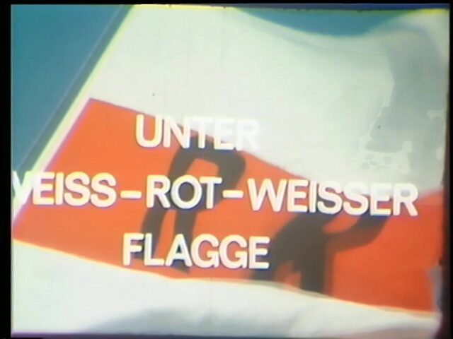 Unter weis-rot-weisser Flagge. Mit dem Motorschiff Raab Karcher 122 von Rüdesheim am Rhein Richtung Basel