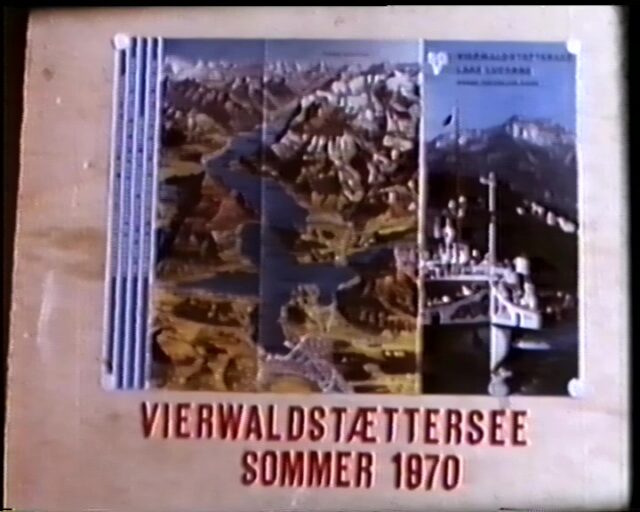 Vierwaldstättersee im Sommer 1970. Dampfschiffe der SGV Schifffahrtsgesellschaft des Vierwaldstättersees