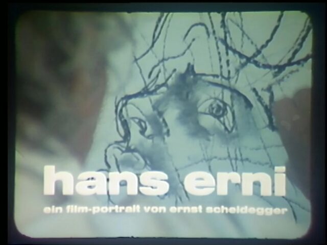 Hans Erni. Ein Filmporträt von Ernst Scheidegger. Unvollständige deutsche Version