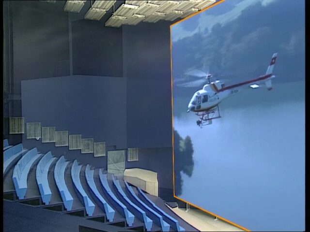 Animation des künftigen IMAX Filmtheaters im Verkehrshaus