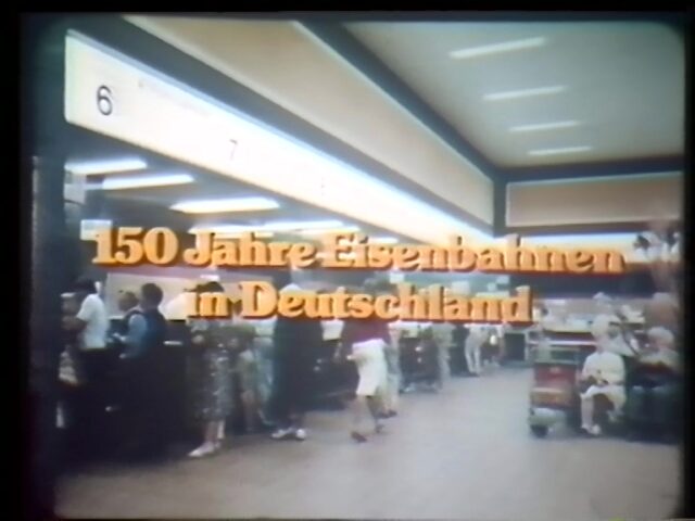 150 Jahre Eisenbahnen in Deutschland. Film der DB Deutschen Bahn