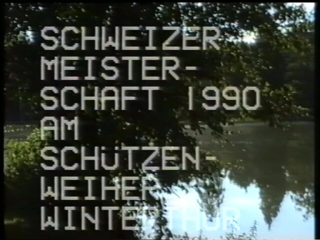 Schweizer Meisterschaften 1990 im Schiffsmodellbau am Schützenweiher Winterthur