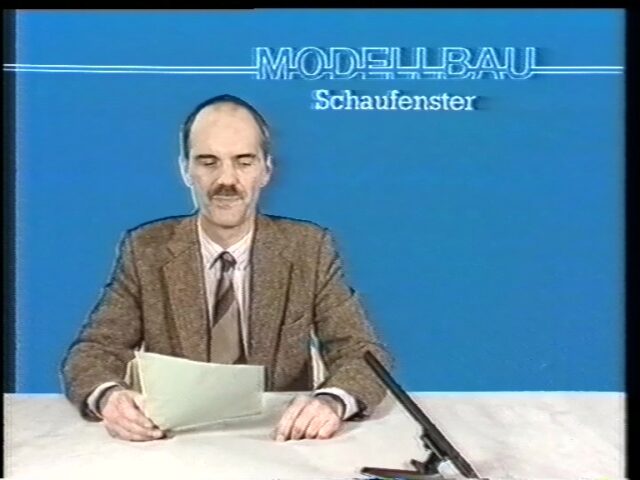Modellbau Schaufenster. Deutsche Fernsehsendung zum Thema Modellbau, des S+L TV