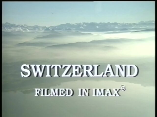 Making-of des Films Switzerland, Filmed in IMAX, inkl. Erläuterungen zum 70mm-Filmsystem von IMAX