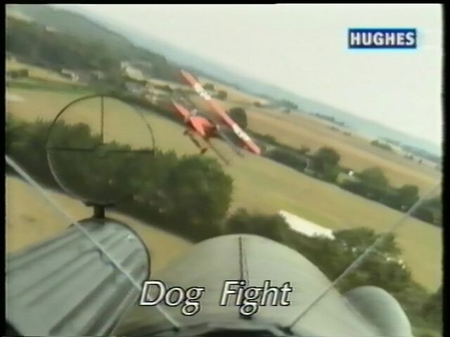 Programm der Hughes Rediffusion Simulation für Venturer Simulatoren: Dog Fight (Luftkampf aus dem ersten Weltkrieg)