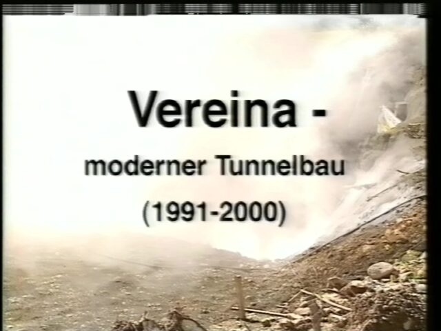 Vereina - moderner Tunnelbau, im Netz der RhB Rhätische Bahn