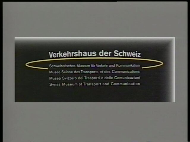 Logo des Verkehrshaus der Schweiz für Fernsehwerbung