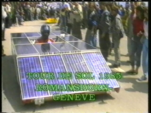 Tour de Sol 1985. Romanshorn - Genf. Retrospektive über das Solarmobil-Rennen