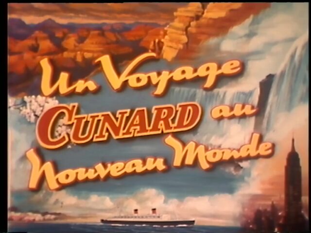 Un Voyage Cunard au Nouveau Monde. Mit dem RMS Queen Elizabeth, der Cunard White Star Line, über den Atlantik