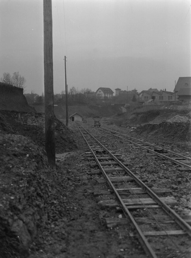 Bodenseilbahn der Ziegelei Briqueterie-Tuilerie de Renens, gebaut von Oehler