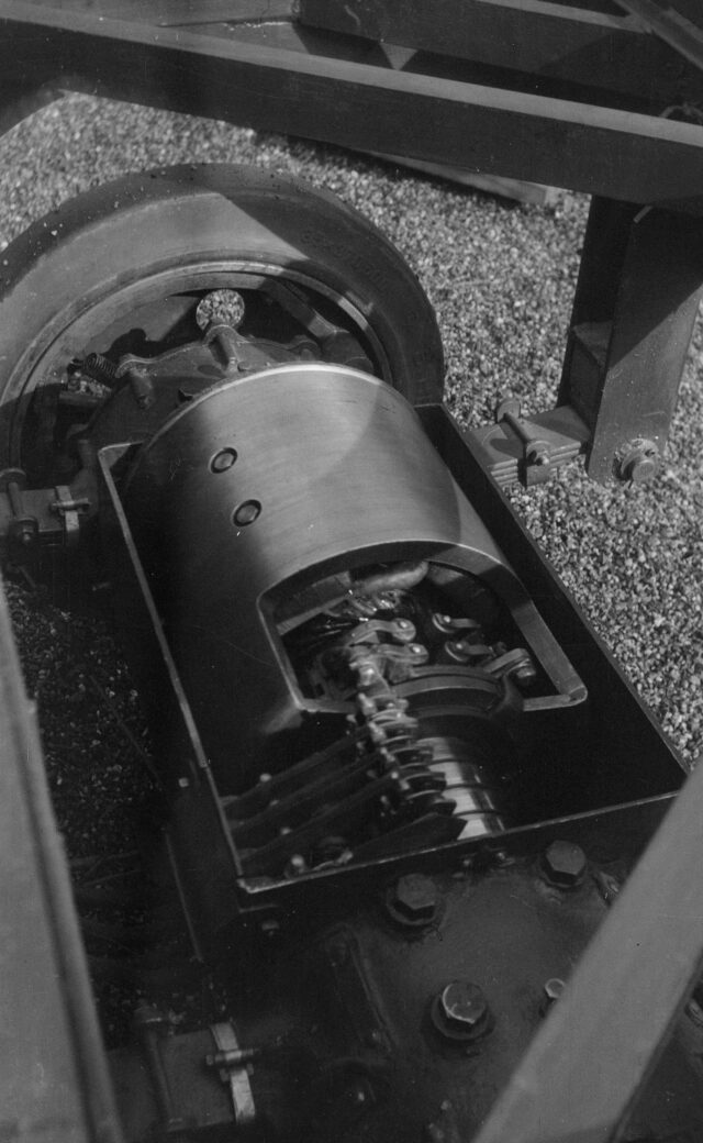 Stativ und Rotor von Elektrokarren (Perronwagen) von Oehler