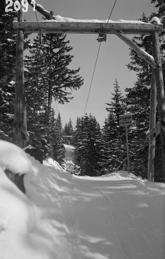 Station Skilift Mont Lachaux in Crans-Montana, hergestellt von Oehler