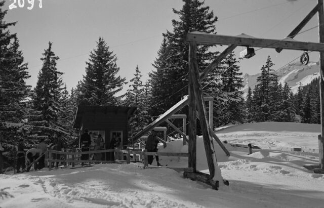 Skilift Crans-Montana-Mont Lachaux, hergestellt von Oehler