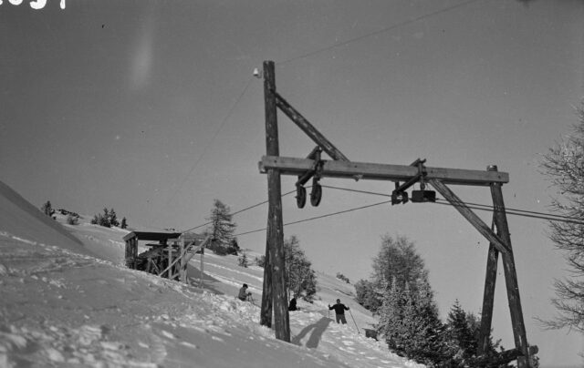 Skilift Crans-Montana-Mont Lachaux, hergestellt von Oehler