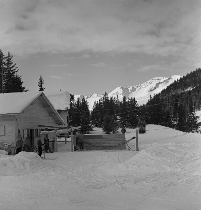 Skilift Crans-Montana-Mont Lachaux, erbaut von Oehler
