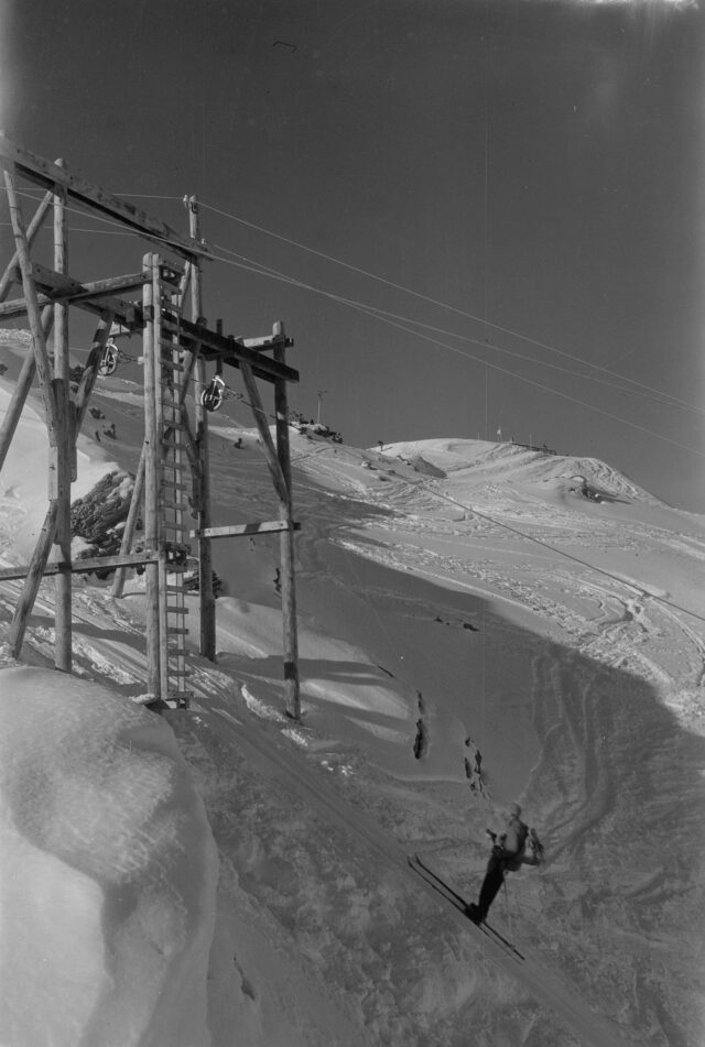 Hörnli-Skilift Arosa, gebaut von Oehler