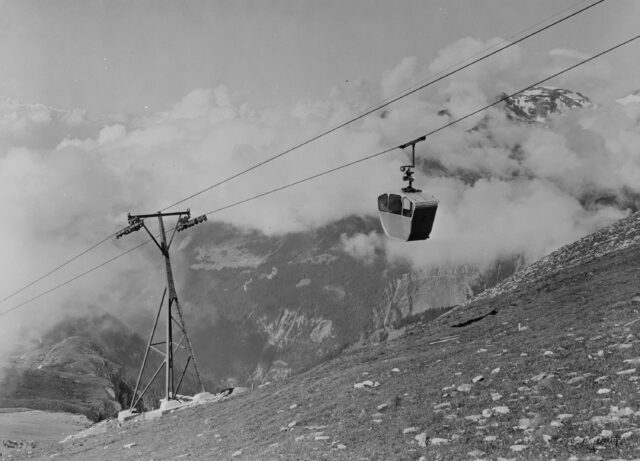 Gondelbahn Cry-d'Er-Bellalui (Crans), gebaut von Oehler