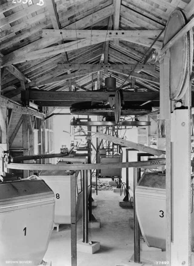 Gondelbahn Cry-d'Er-Bellalui (Crans), gebaut von Oehler