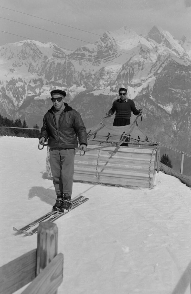 Sessellift Tannenheim-Prodalp in Flums, gebaut von Oehler