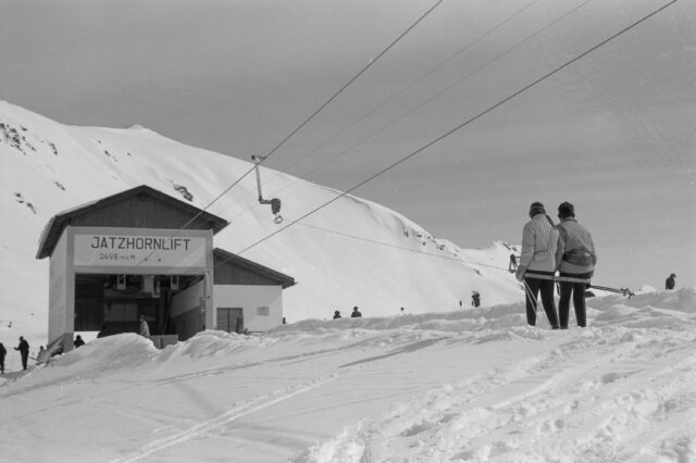 Skilift Clavadeler Alp-Jatzhorn (Davos), gebaut von Oehler
