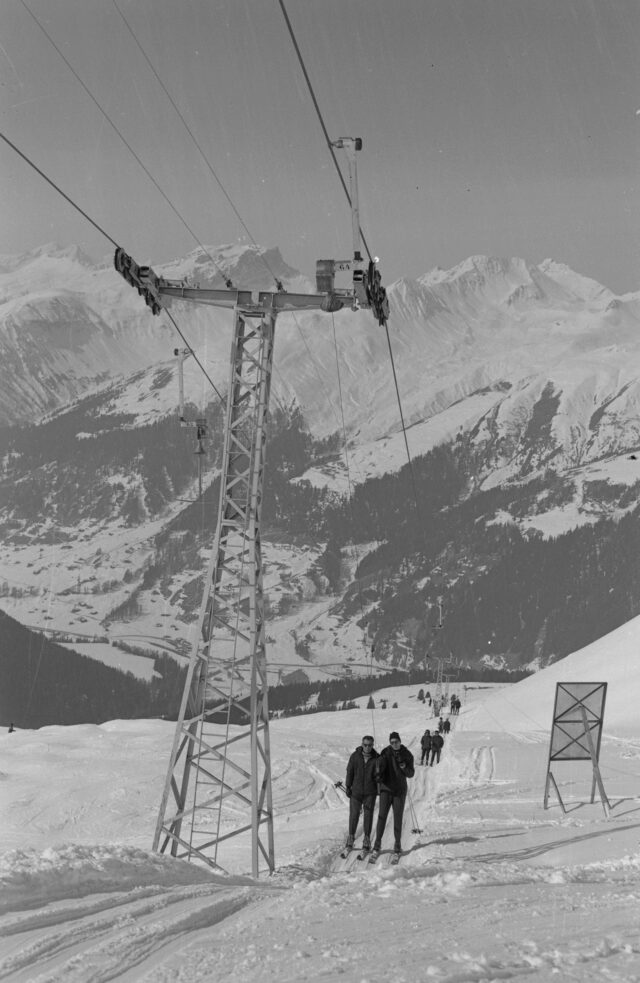 Skilift Clavadeleralp-Jakobshorn, gebaut von Oehler