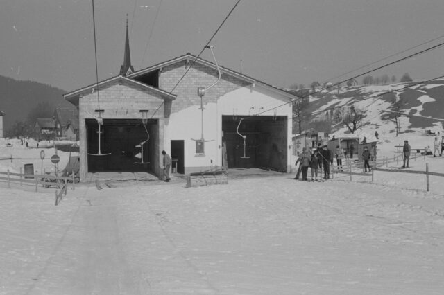 Skilift Bennau II, gebaut von Oehler